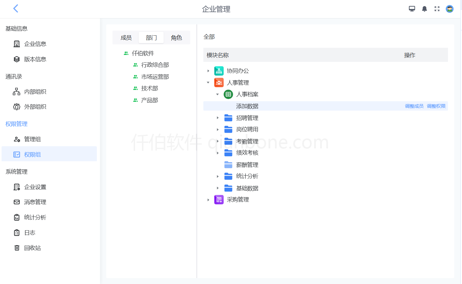 权限组